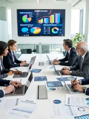 Federal employees discussing 2026 benefits, healthcare, and retirement plans.