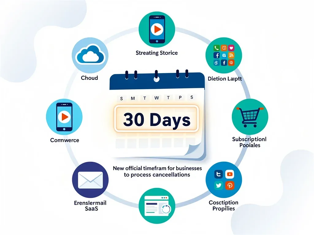 30-day timeline for subscription cancellation processing