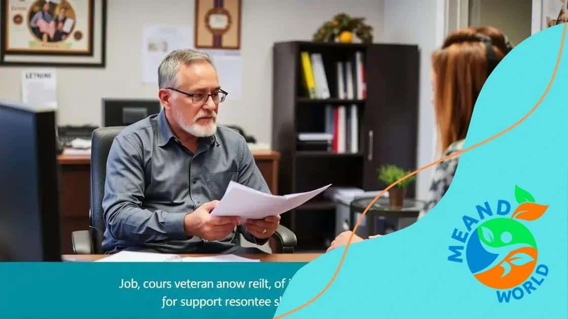 How to access veterans’ employment resources
