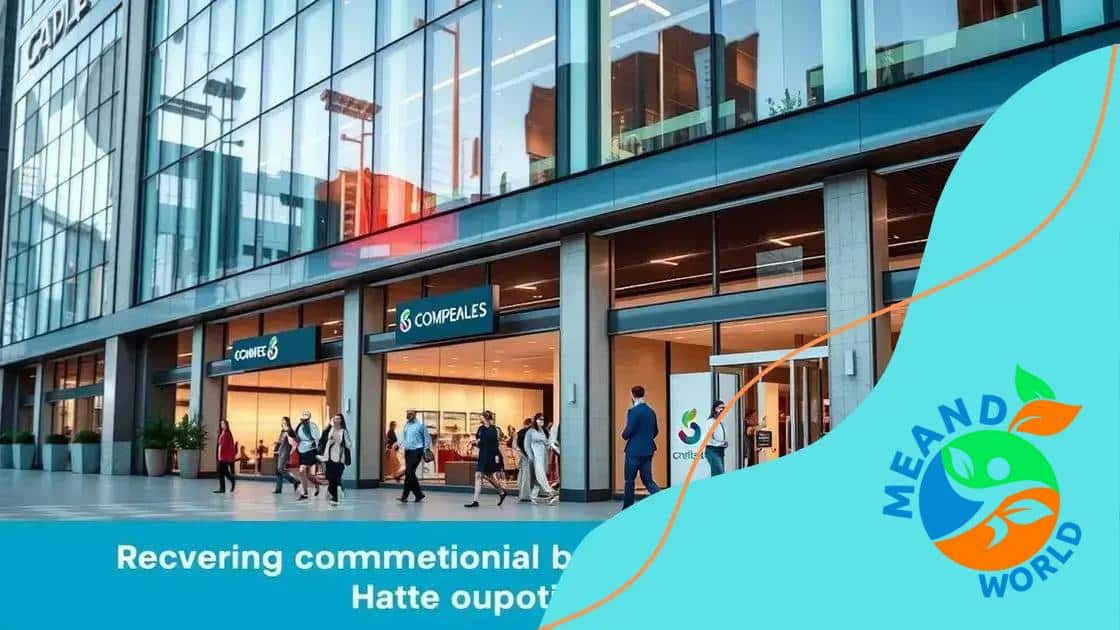 Commercial real estate opportunities in recovery