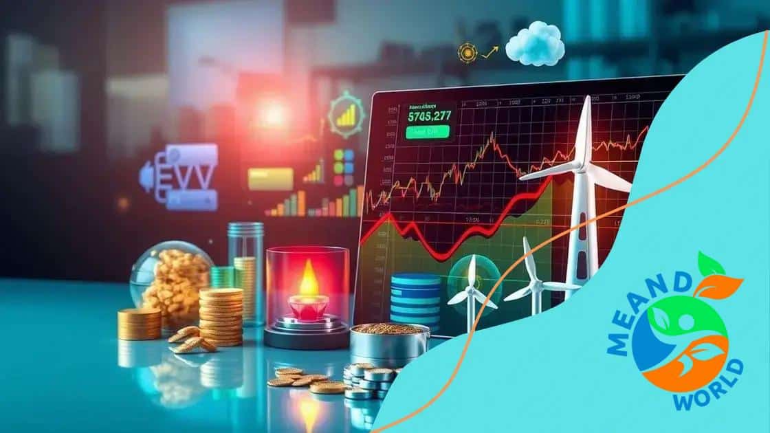 The role of energy markets in investments