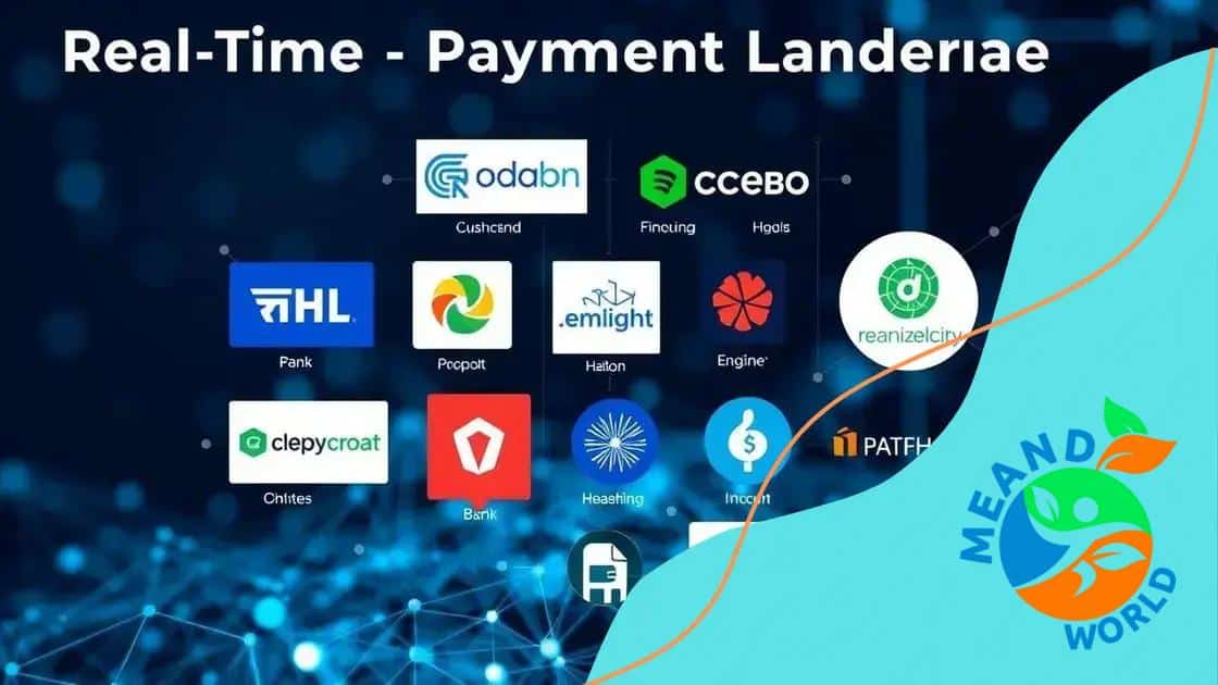 Key players in the real-time payment landscape