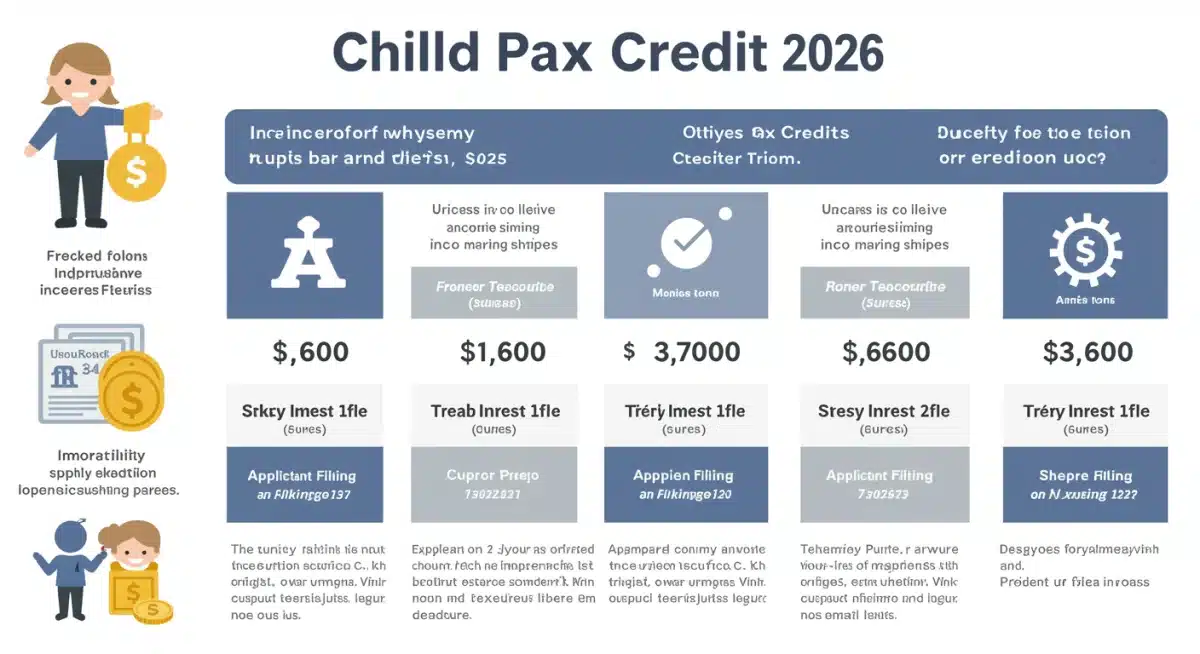 Infographic detailing Child Tax Credit 2026 benefits and eligibility