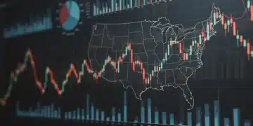Charts and graphs symbolizing the 2026 US Economic Forecast