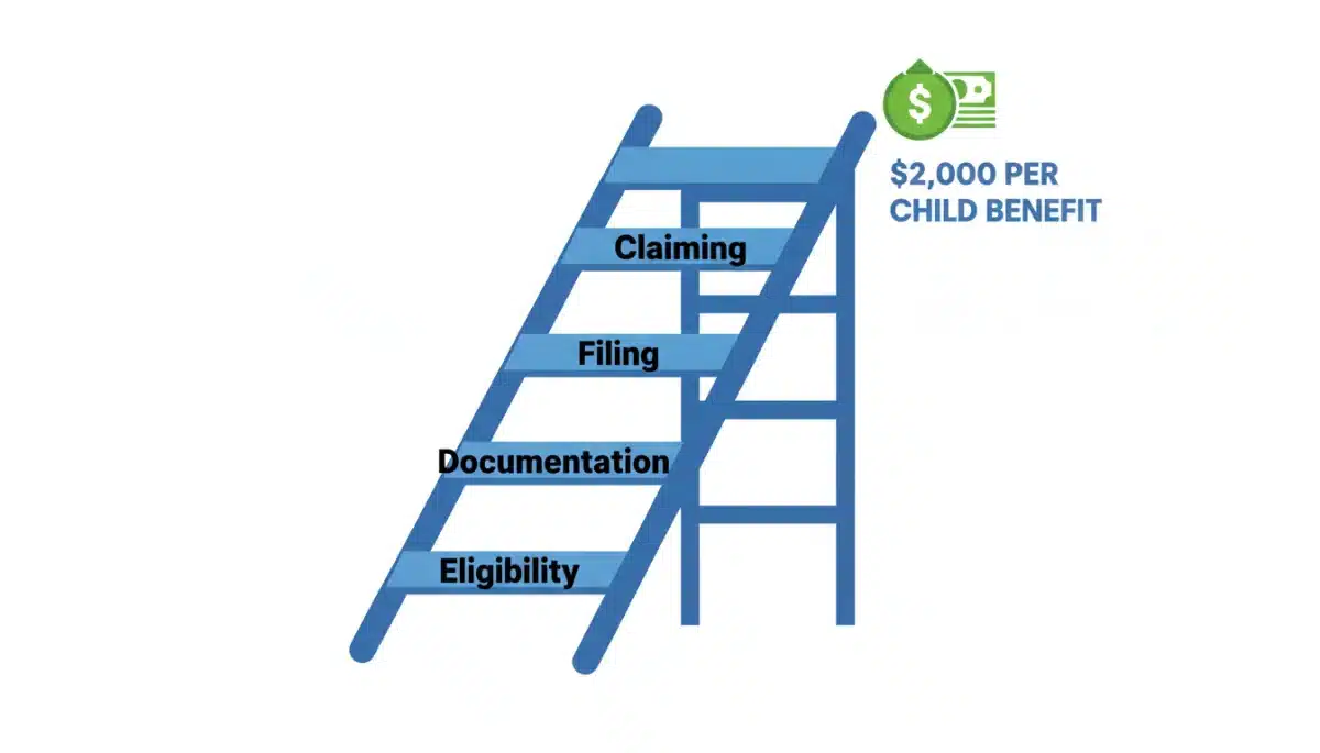 Step-by-step process for claiming the Child Tax Credit.