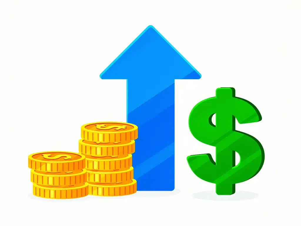Graphic illustrating increased tax refund with 2026 EITC