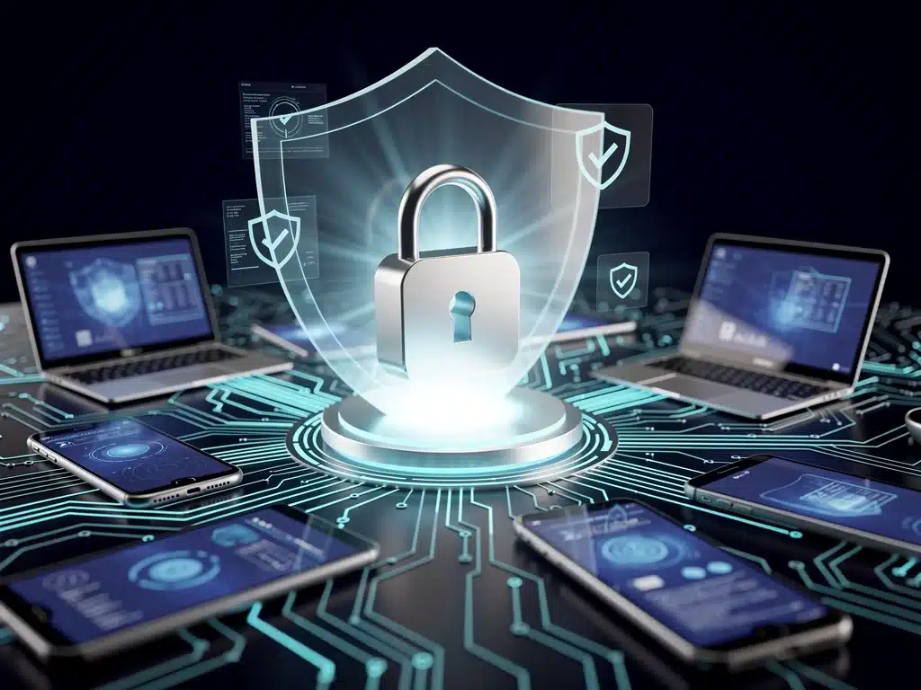 Data privacy and cybersecurity with locked network devices